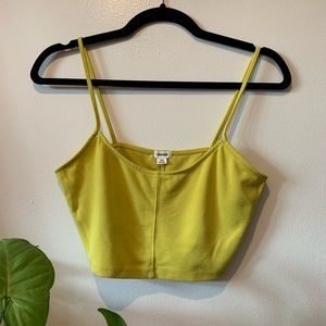 Garage yellow bandeau/ crop top